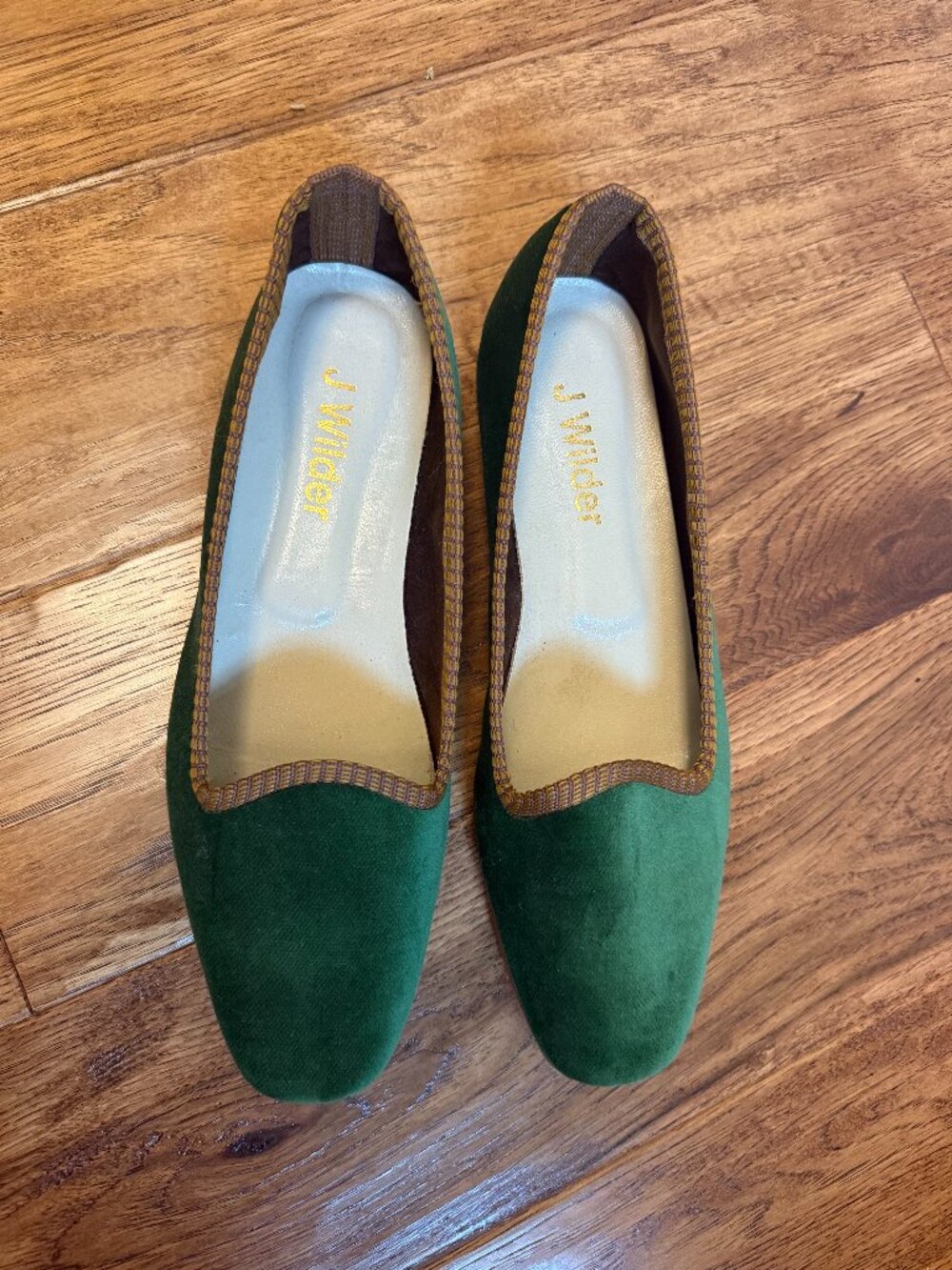 J. Wilder Women's Velvet Loafter - Emerald Green (size 10)